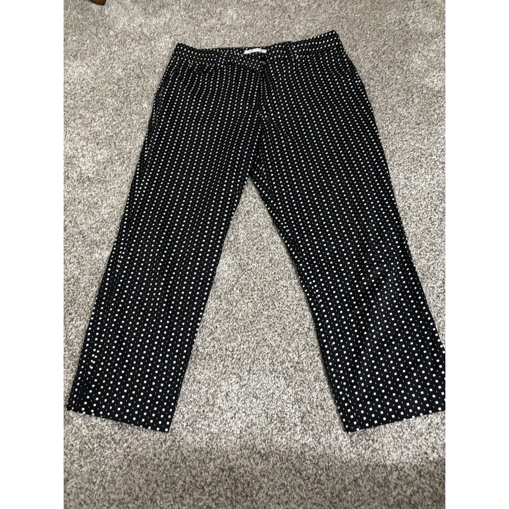 Van Heusen Studio Size 10 Black & White Pants (A346)